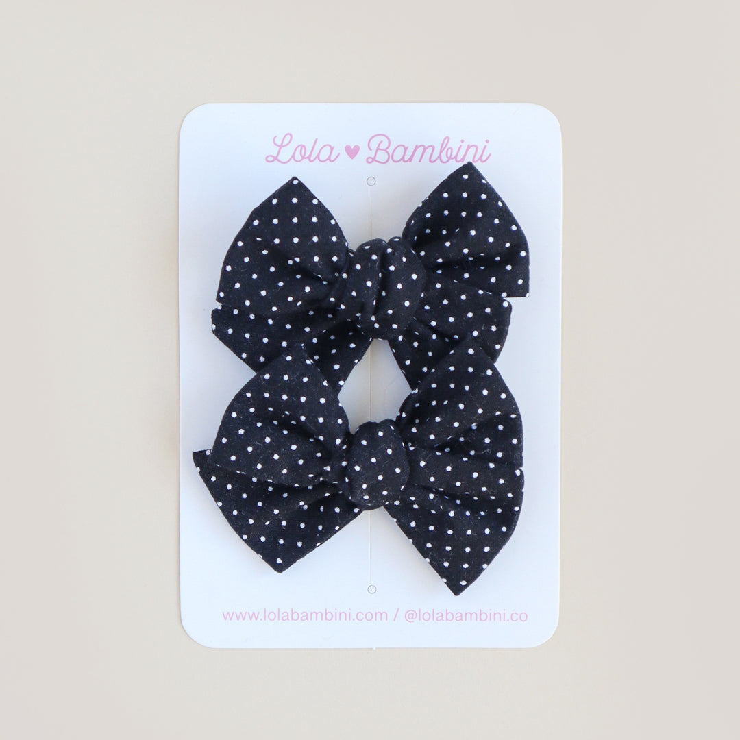 Black Polka dupla classic mini