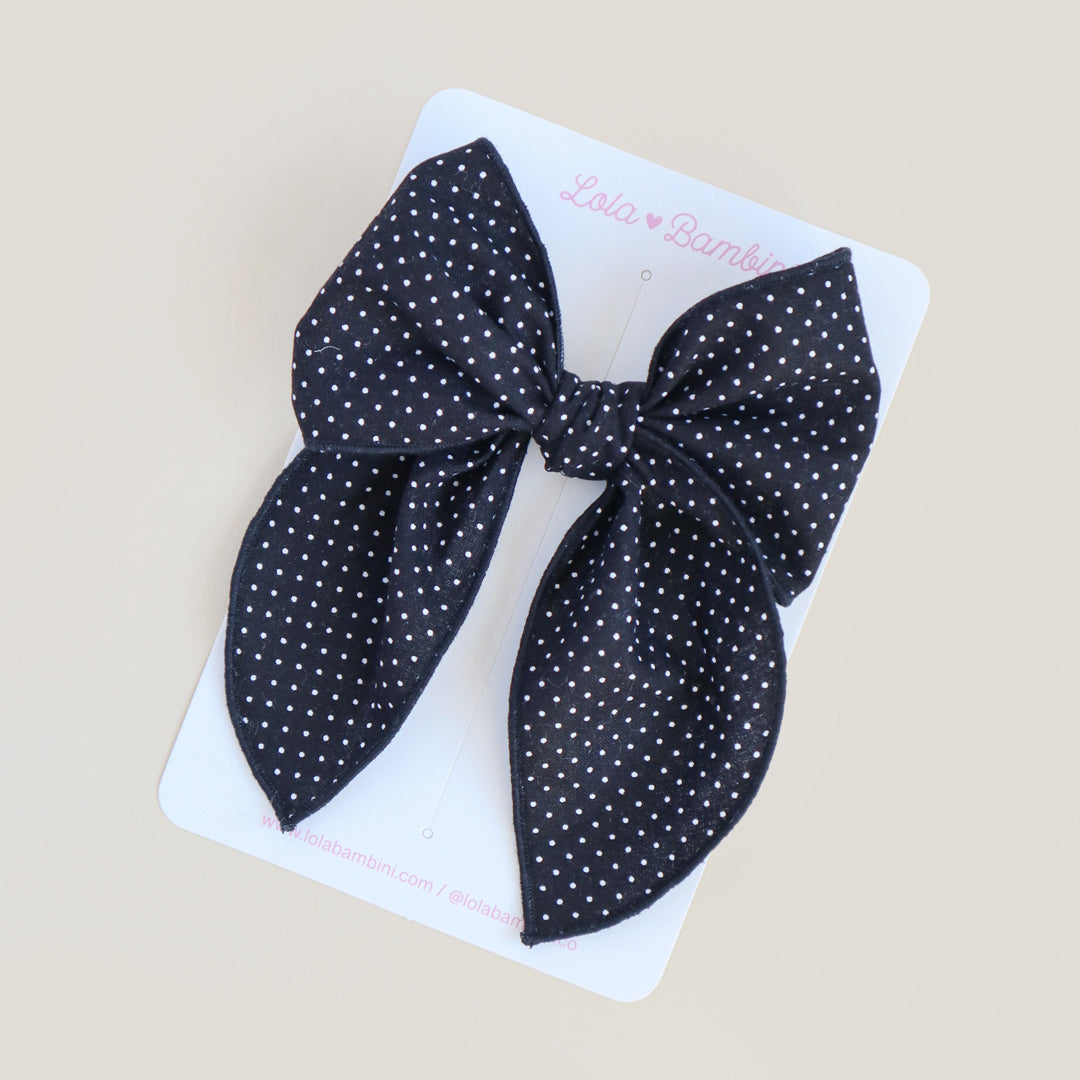 Black Polka fancy maxi